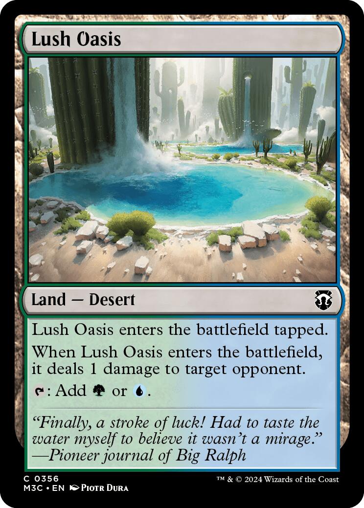 Lush Oasis [Modern Horizons 3 Commander] | Amazing Games TCG