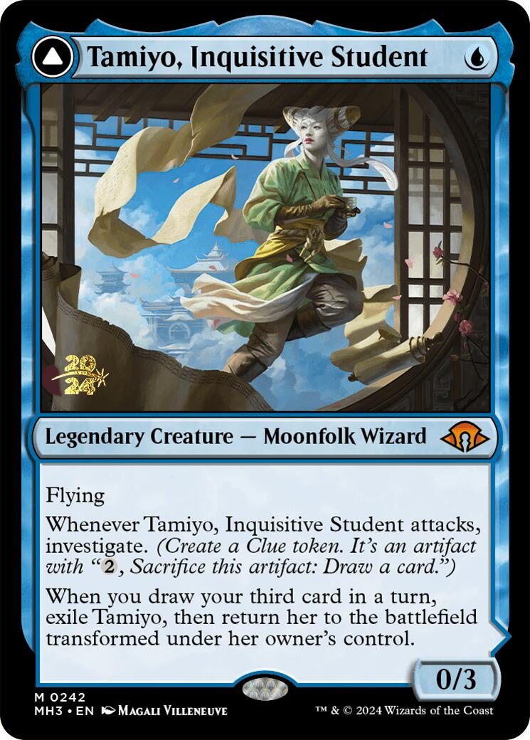 Tamiyo, Inquisitive Student [Modern Horizons 3 Prerelease Promos] | Amazing Games TCG