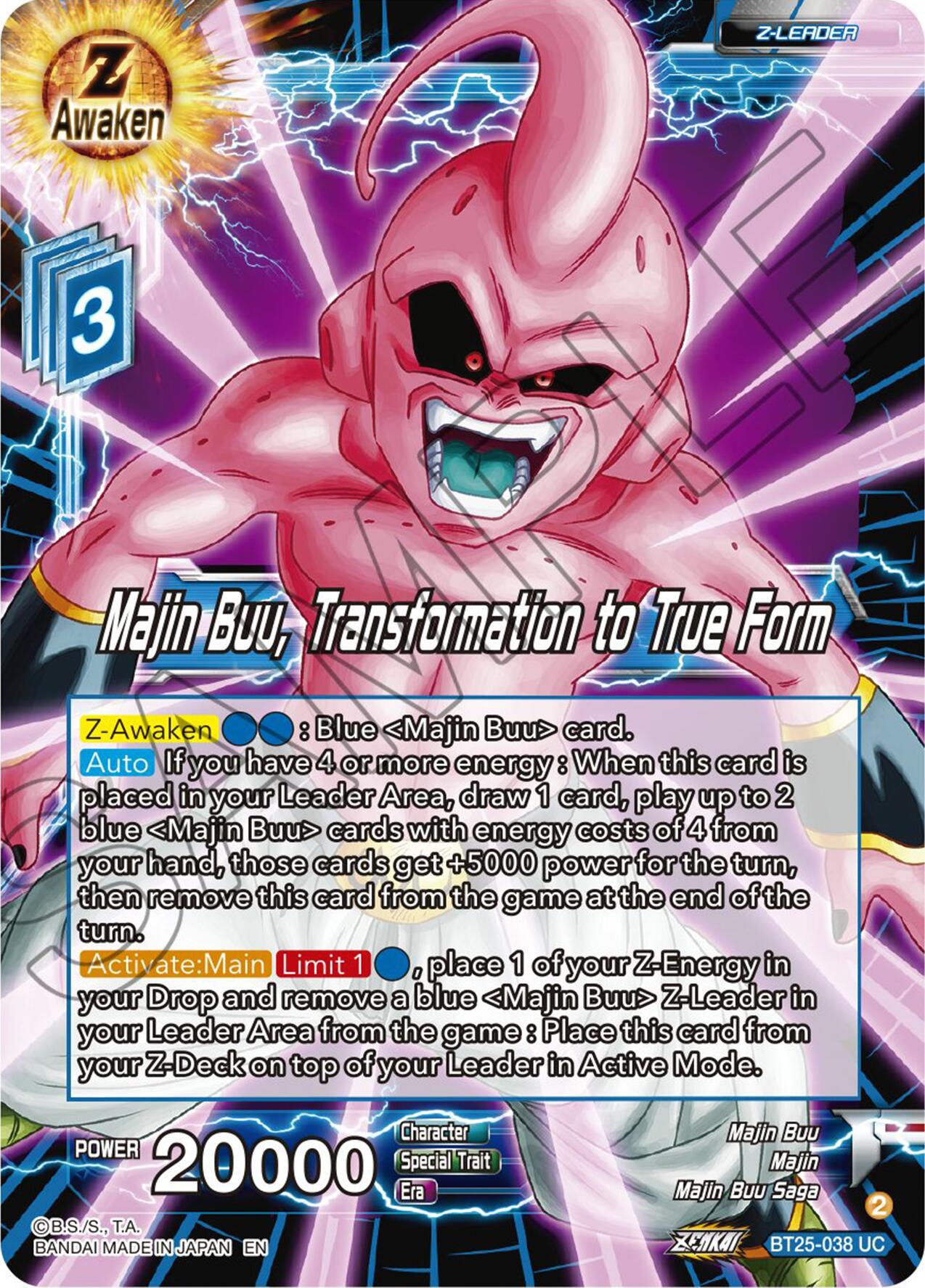 Majin Buu, Transformation to True Form (BT25-038) [Legend of the Dragon Balls] | Amazing Games TCG