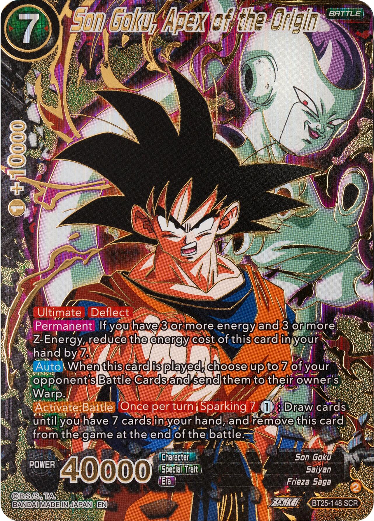 Son Goku, Apex of the Origin (BT25-148) [Legend of the Dragon Balls] | Amazing Games TCG