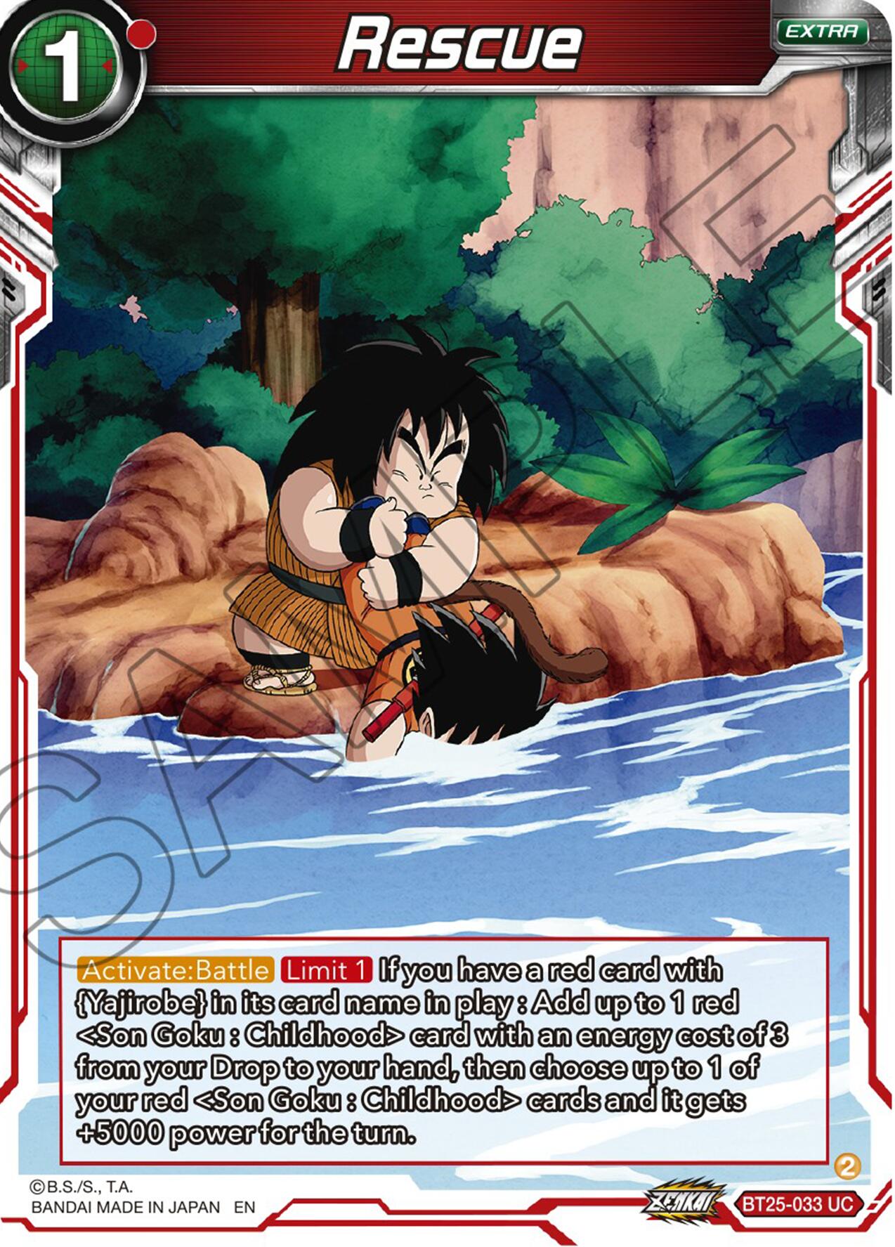 Rescue (BT25-033) [Legend of the Dragon Balls] | Amazing Games TCG