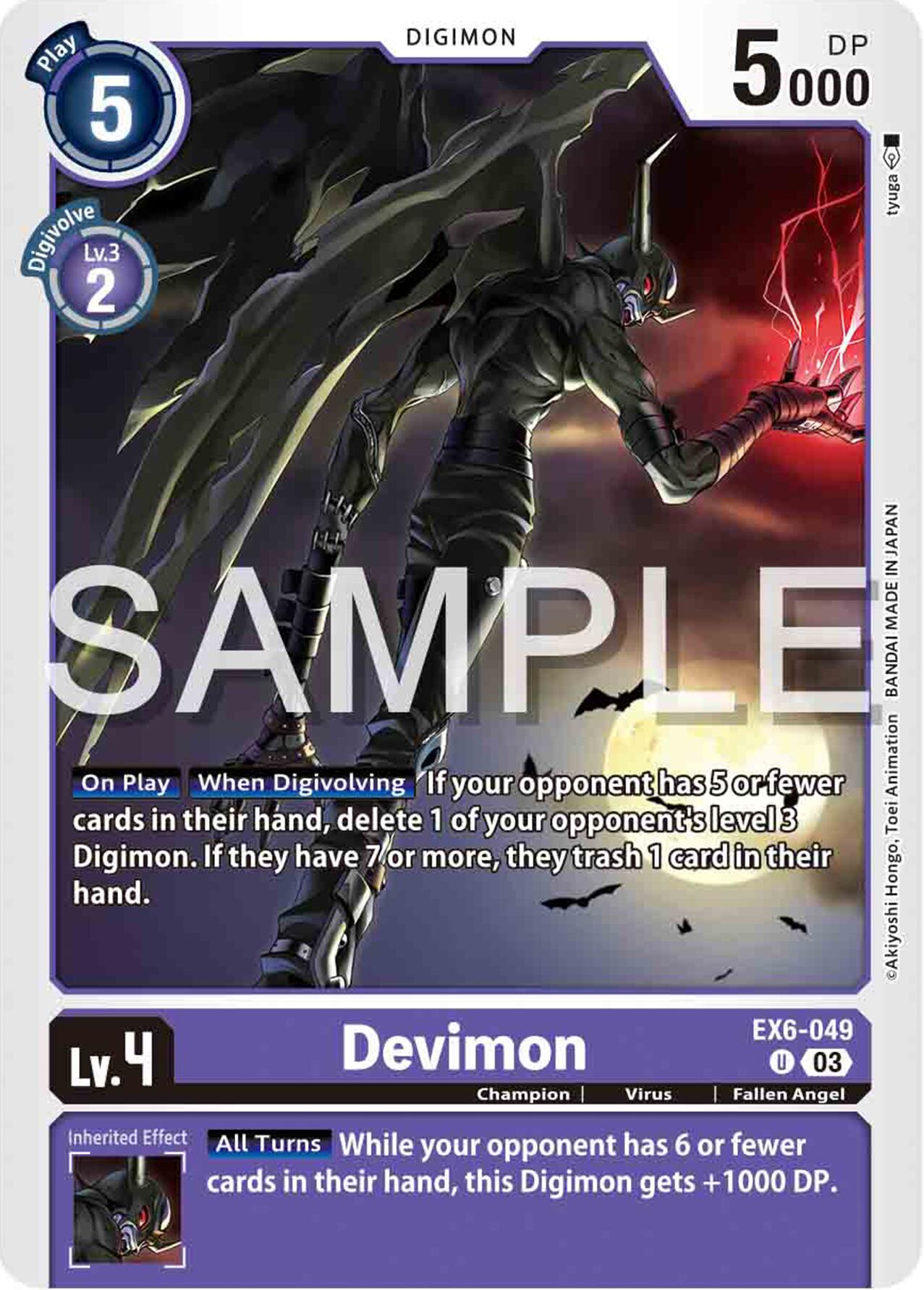 Devimon [EX6-049] [Infernal Ascension] | Amazing Games TCG