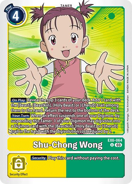 Shu-Chong Wong [EX6-064] [Infernal Ascension] | Amazing Games TCG