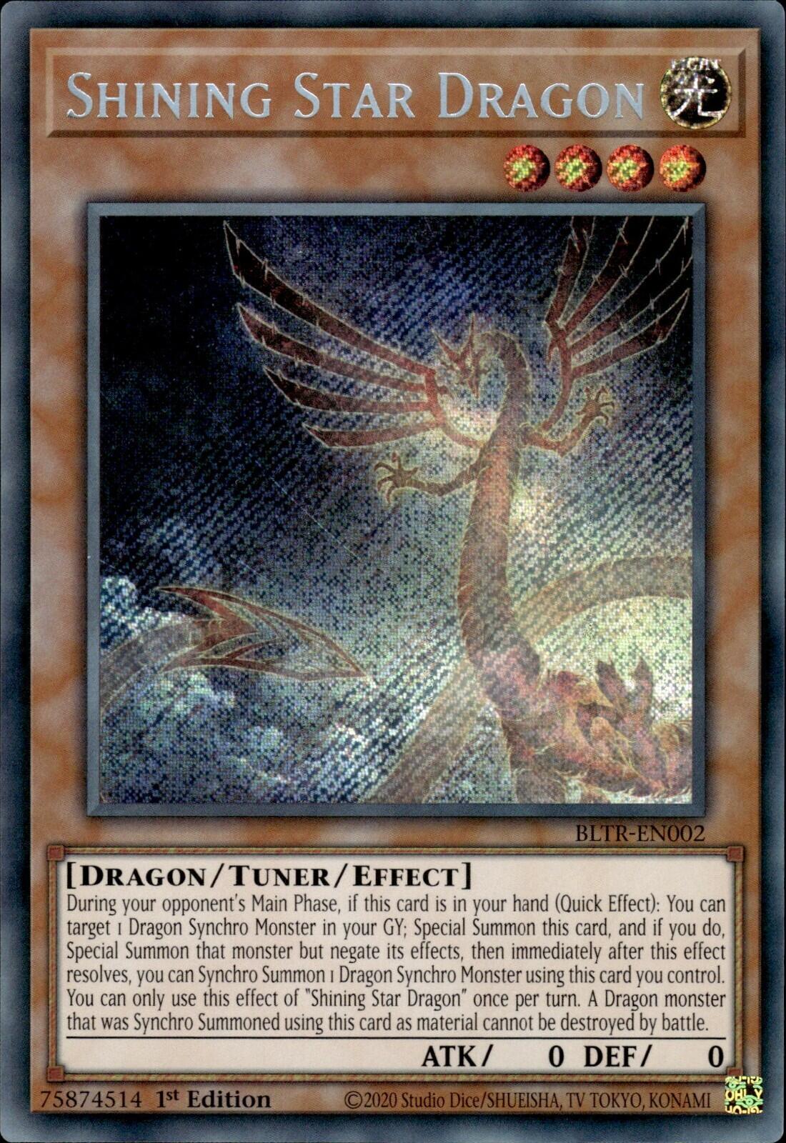 Shining Star Dragon [BLTR-EN002] Secret Rare | Amazing Games TCG