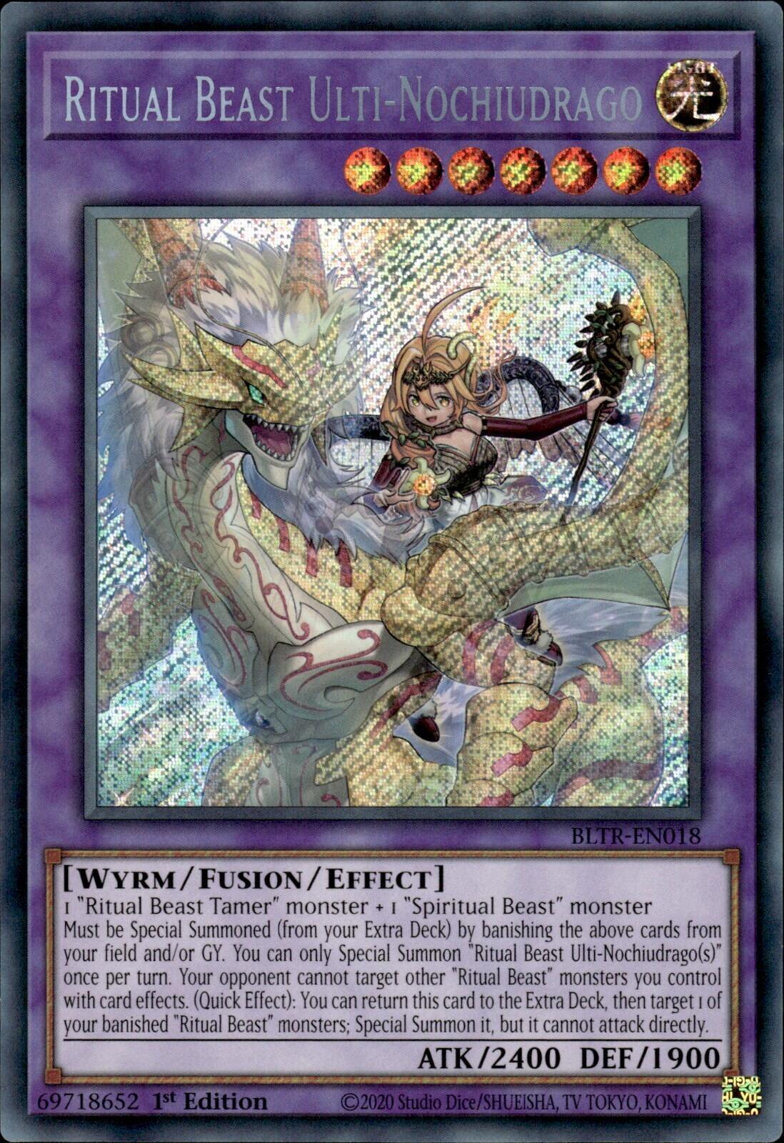 Ritual Beast Ulti-Nochiudrago [BLTR-EN018] Secret Rare | Amazing Games TCG