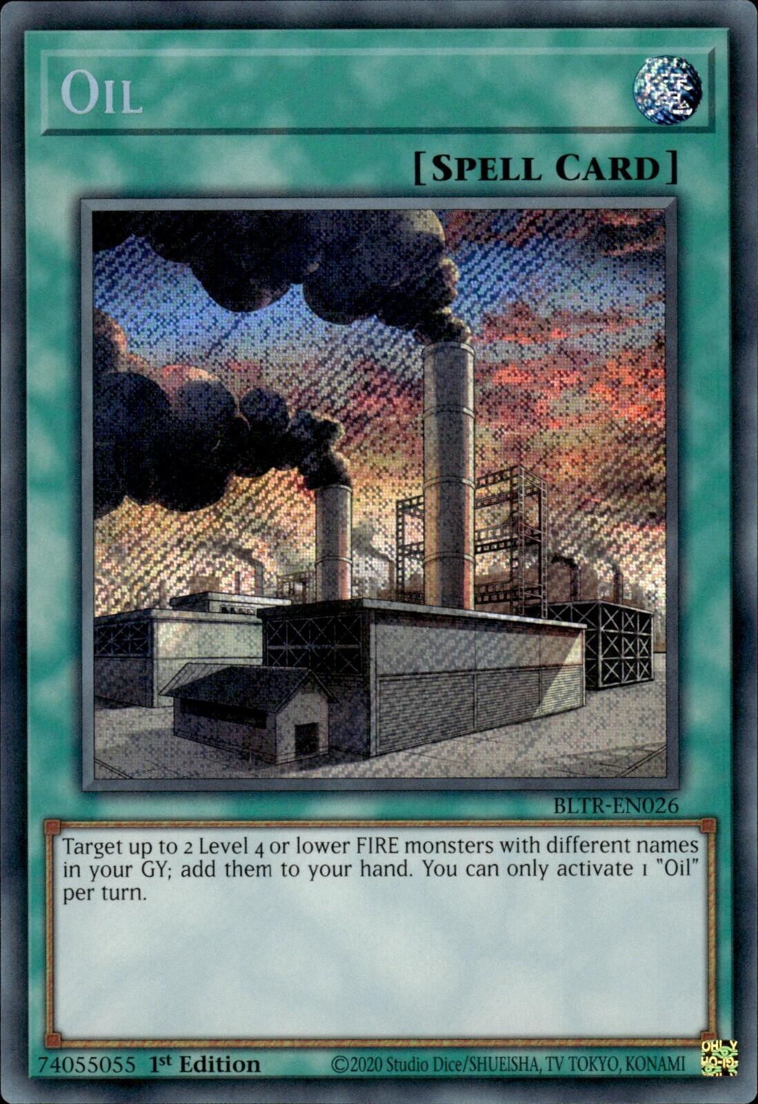 Oil [BLTR-EN026] Secret Rare | Amazing Games TCG