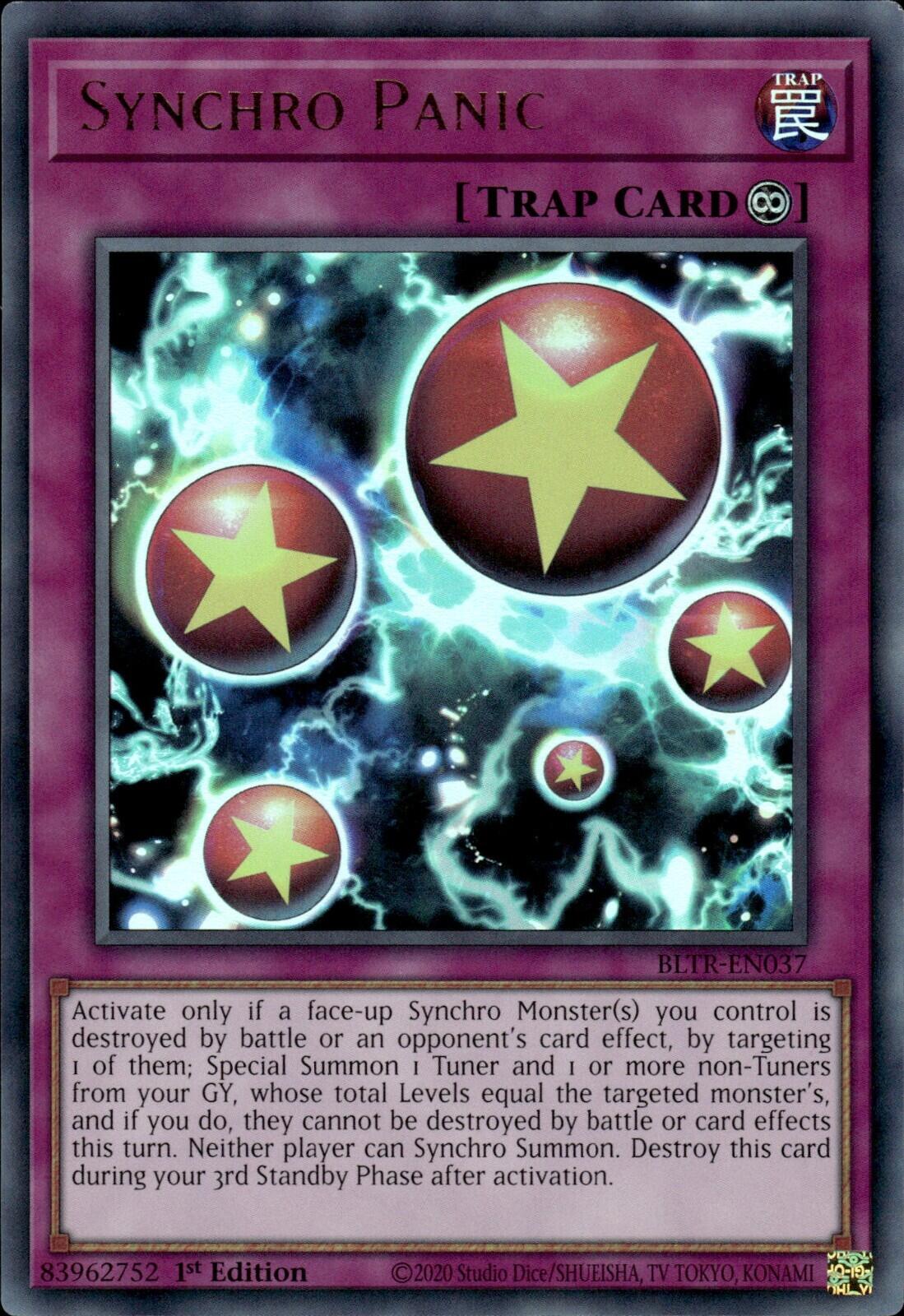 Synchro Panic [BLTR-EN037] Ultra Rare | Amazing Games TCG