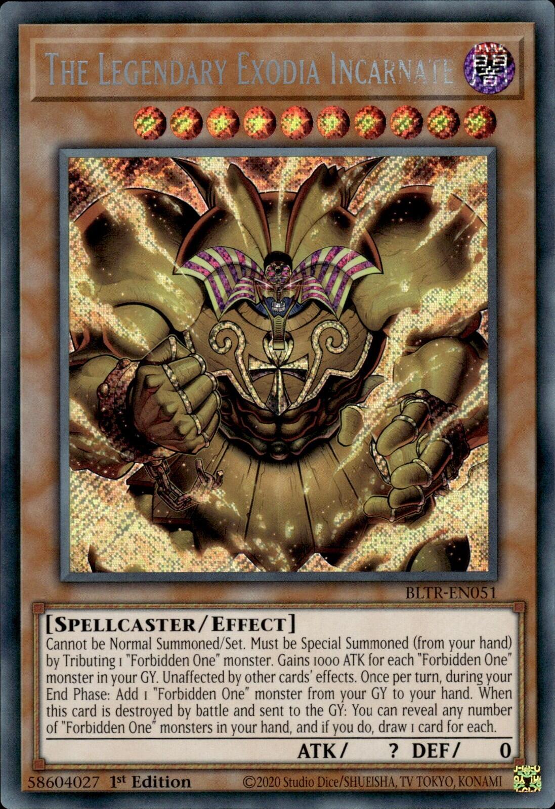 The Legendary Exodia Incarnate [BLTR-EN051] Secret Rare | Amazing Games TCG