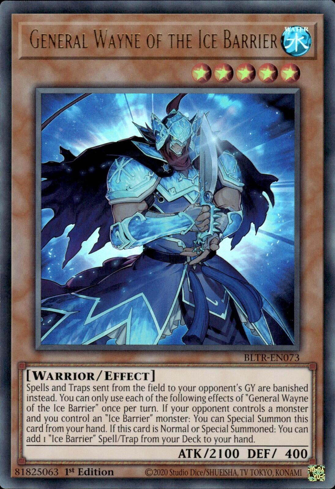 General Wayne of the Ice Barrier [BLTR-EN073] Ultra Rare | Amazing Games TCG