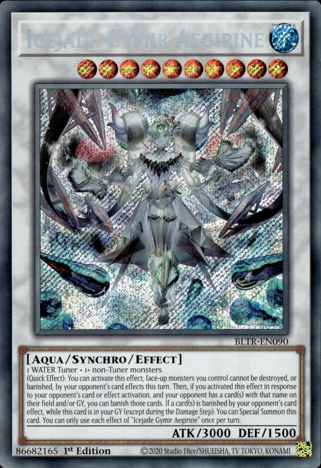 Icejade Gymir Aegirine [BLTR-EN090] Secret Rare | Amazing Games TCG