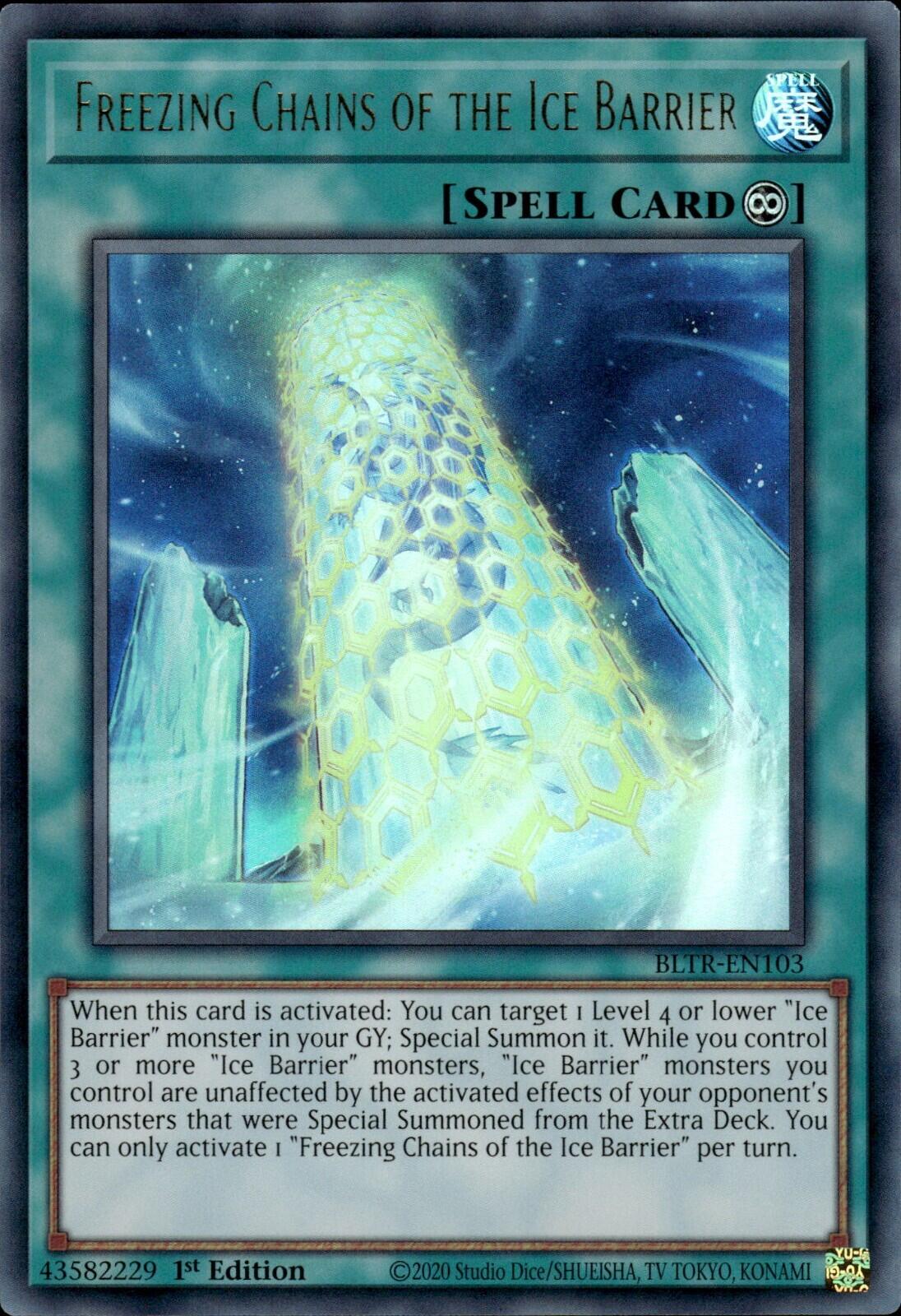 Freezing Chains of the Ice Barrier [BLTR-EN103] Ultra Rare | Amazing Games TCG