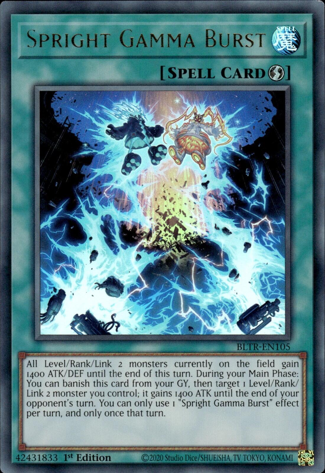 Spright Gamma Burst [BLTR-EN105] Ultra Rare | Amazing Games TCG