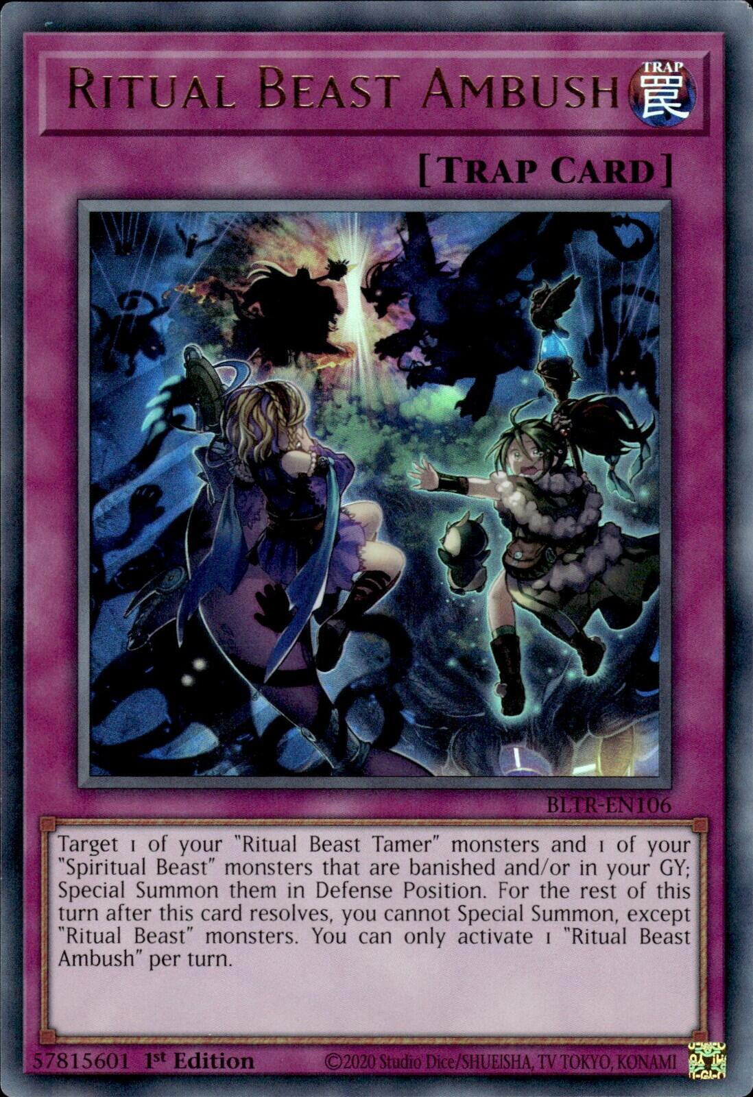 Ritual Beast Ambush [BLTR-EN106] Ultra Rare | Amazing Games TCG