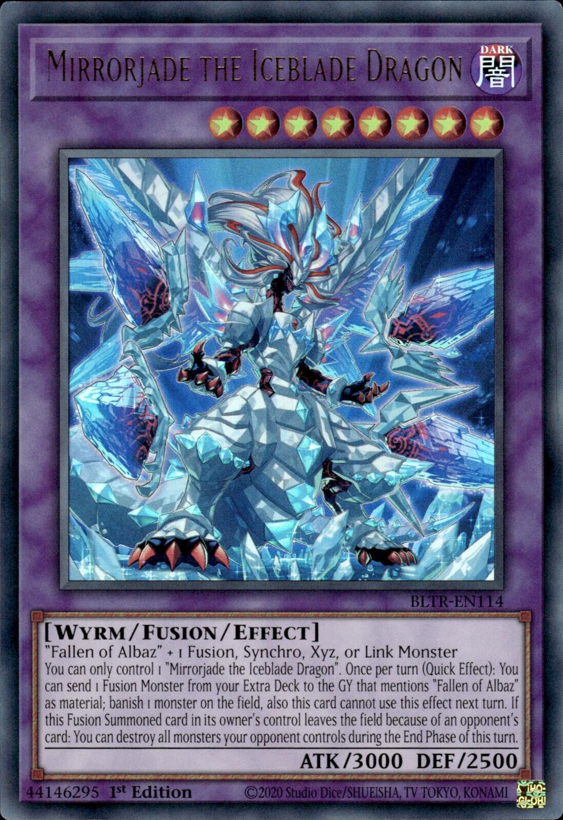 Mirrorjade the Iceblade Dragon [BLTR-EN114] Ultra Rare | Amazing Games TCG