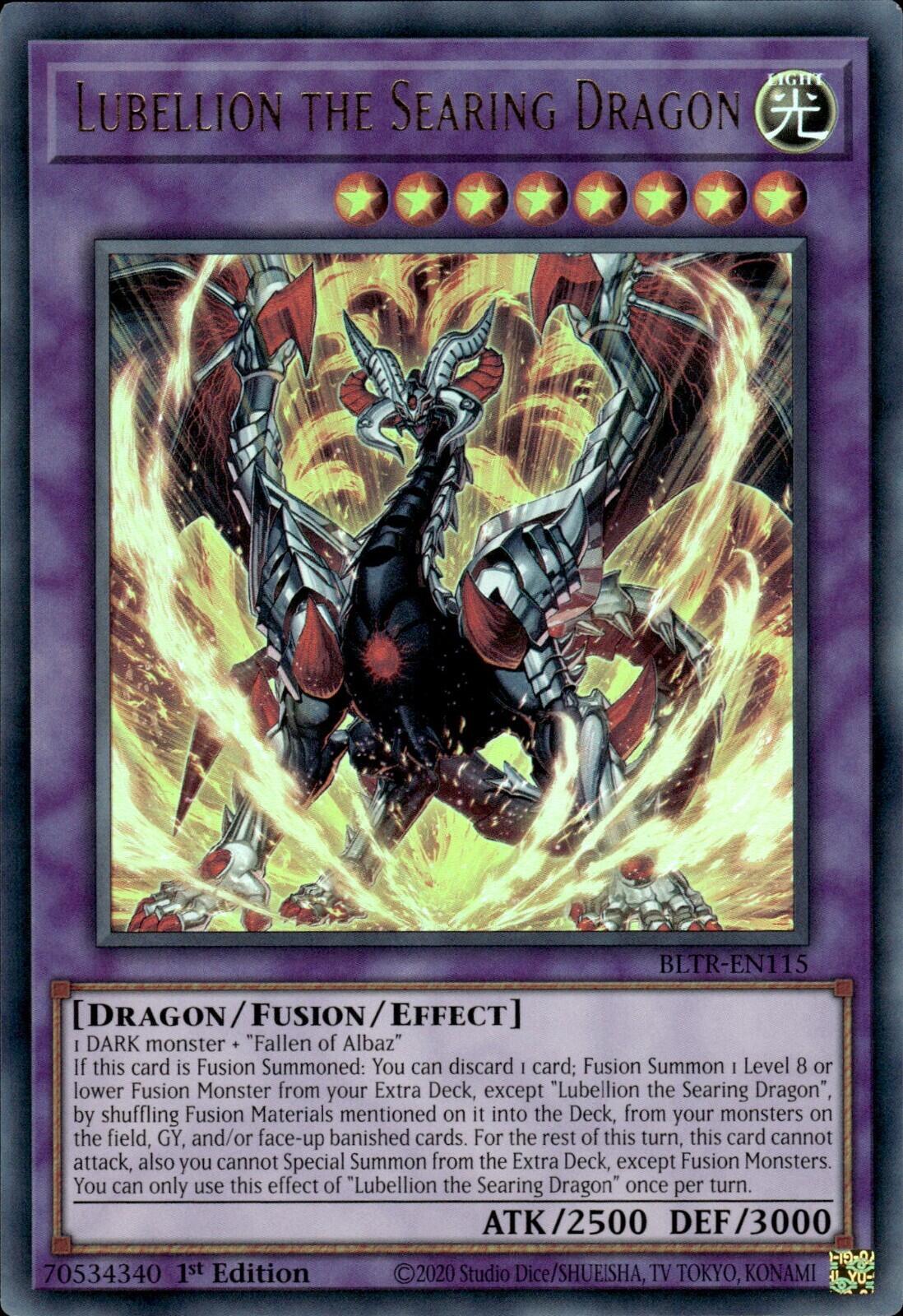 Lubellion the Searing Dragon [BLTR-EN115] Ultra Rare | Amazing Games TCG