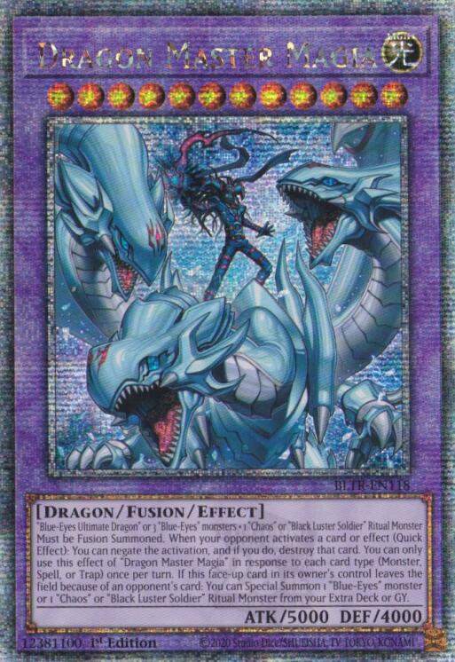 Dragon Master Magia (Quarter Century Secret Rare) [BLTR-EN118] Quarter Century Secret Rare | Amazing Games TCG