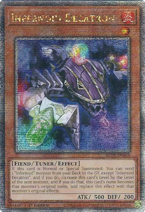 Infernoid Decatron (Quarter Century Secret Rare) [BLTR-EN069] Quarter Century Secret Rare | Amazing Games TCG