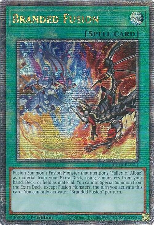 Branded Fusion (Quarter Century Secret Rare) [BLTR-EN111] Quarter Century Secret Rare | Amazing Games TCG