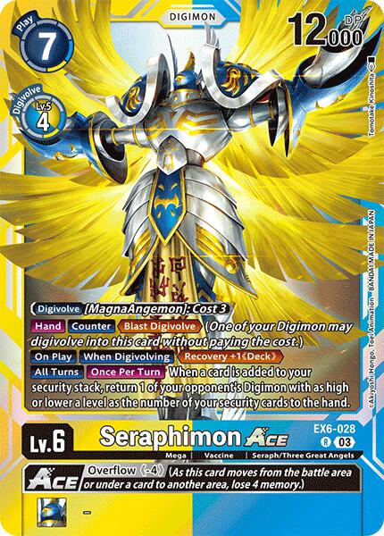 Seraphimon ACE [EX6-028] [Infernal Ascension] | Amazing Games TCG