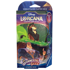 Disney Lorcana: Shimmering Skies Starter Deck (Emerald & Steel) | Amazing Games TCG