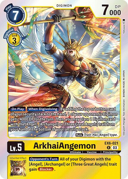 ArkhaiAngemon [EX6-021] [Infernal Ascension] | Amazing Games TCG