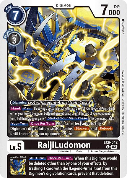 RaijiLudomon [EX6-042] [Infernal Ascension] | Amazing Games TCG