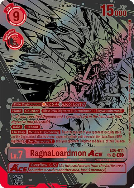 RagnaLoardmon ACE [EX6-011] (Textured) [Infernal Ascension] | Amazing Games TCG