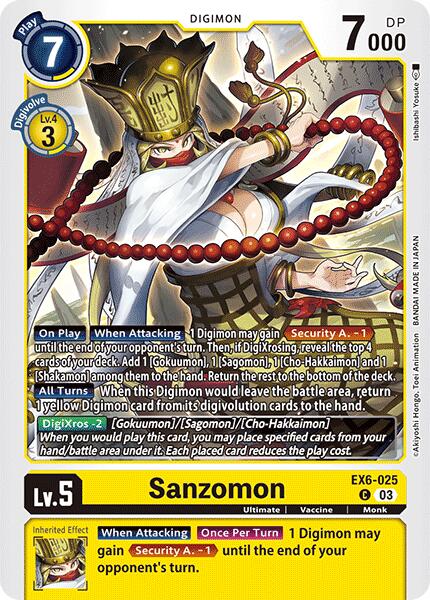 Sanzomon [EX6-025] [Infernal Ascension] | Amazing Games TCG