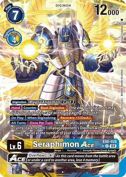 Seraphimon ACE [EX6-028] (Alternate Art) [Infernal Ascension] | Amazing Games TCG