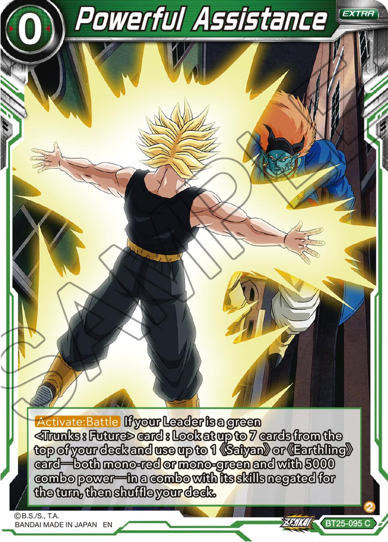 Powerful Assistance (BT25-095) [Legend of the Dragon Balls] | Amazing Games TCG