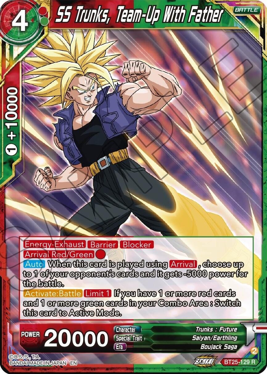 SS Trunks, Team-Up With Father (BT25-129) [Legend of the Dragon Balls] | Amazing Games TCG