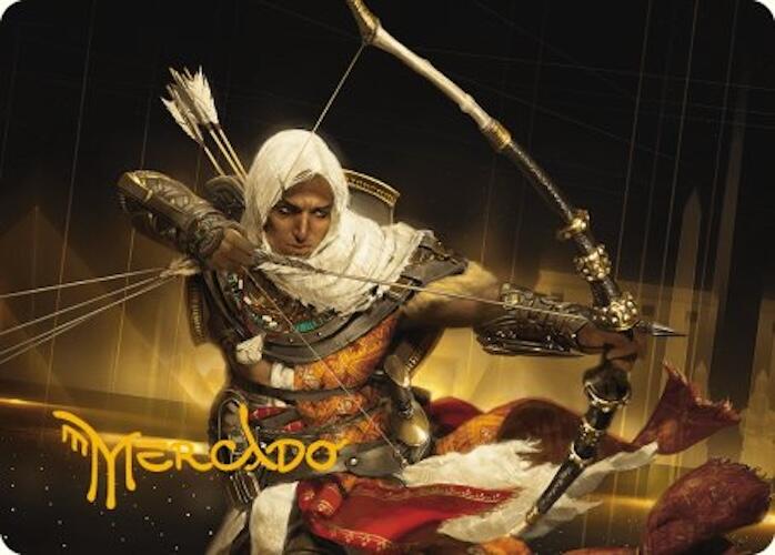 Bayek of Siwa Art Card (Gold-Stamped Signature) [Assassin's Creed Art Series] | Amazing Games TCG