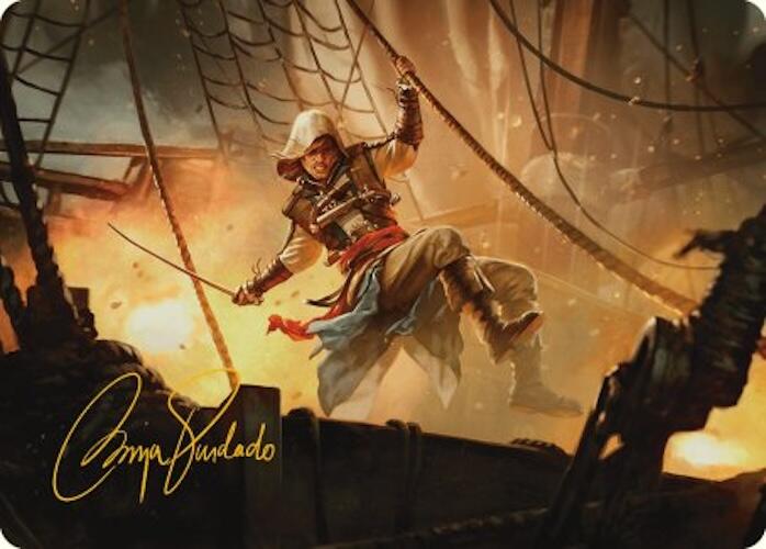 Edward Kenway Art Card (Gold-Stamped Signature) [Assassin's Creed Art Series] | Amazing Games TCG