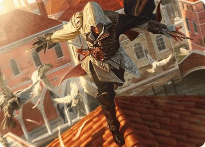 Ezio, Blade of Vengeance Art Card [Assassin's Creed Art Series] | Amazing Games TCG