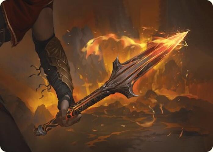 The Spear of Leonidas Art Card [Assassin's Creed Art Series] | Amazing Games TCG