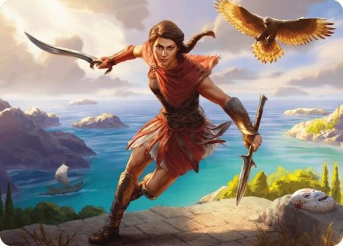 Kassandra, Eagle Bearer Art Card [Assassin's Creed Art Series] | Amazing Games TCG
