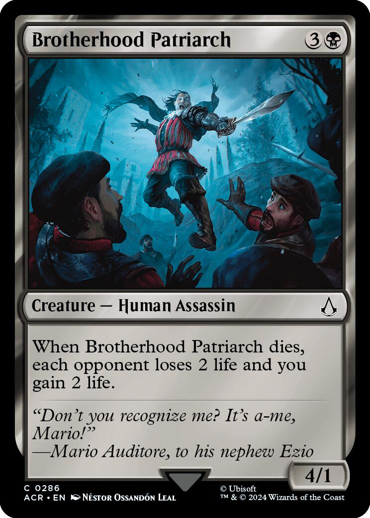 Brotherhood Patriarch [Assassin's Creed] | Amazing Games TCG