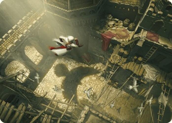 Rooftop Bypass Art Card [Assassin's Creed Art Series] | Amazing Games TCG