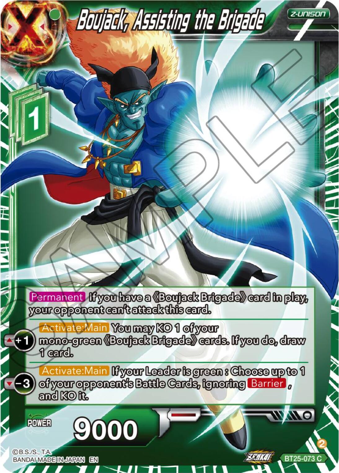 Boujack, Assisting the Brigade (BT25-073) [Legend of the Dragon Balls] | Amazing Games TCG