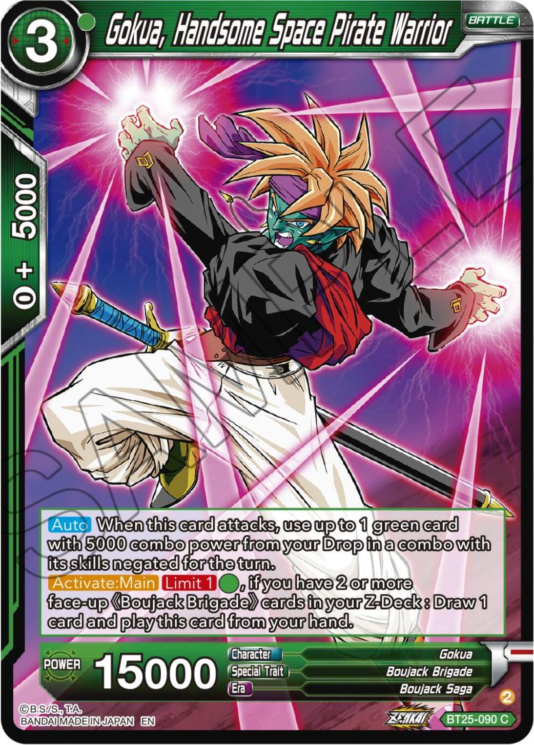 Gokua, Handsome Space Pirate Warrior (BT25-090) [Legend of the Dragon Balls] | Amazing Games TCG