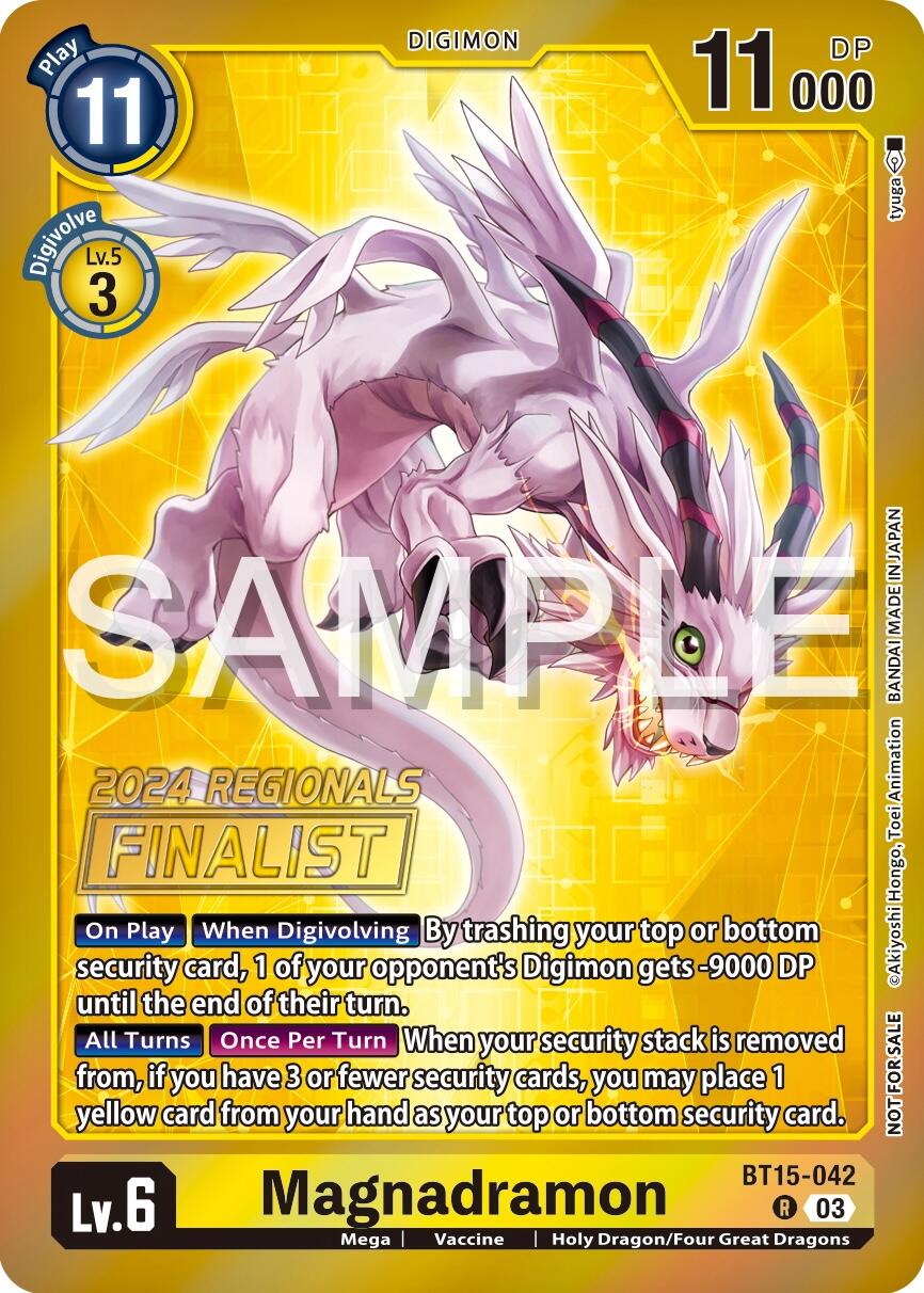 Magnadramon [BT15-042] (2024 Regionals Finalist) [Exceed Apocalypse] | Amazing Games TCG