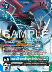 Imperialdramon: Dragon Mode ACE [P-109] (Digimon Adventure 02: The Beginning Set) [Promotional Cards] | Amazing Games TCG