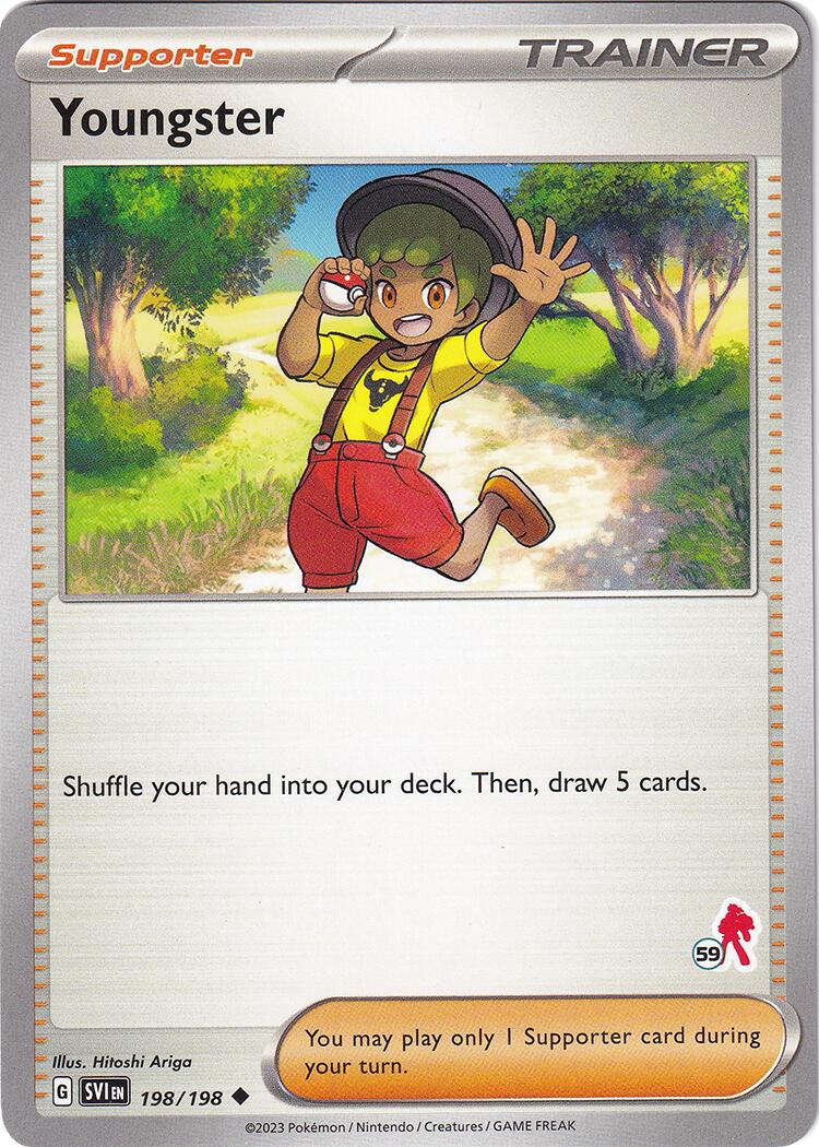 Youngster (198/198) (Armarouge Stamp #59) [Battle Academy 2024] | Amazing Games TCG