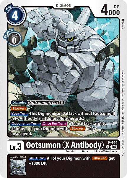 Gotsumon (X Antibody) [P-144] (Store Tournament 2024 Jul. – Sep. Participation Pack) [Promotional Cards] | Amazing Games TCG