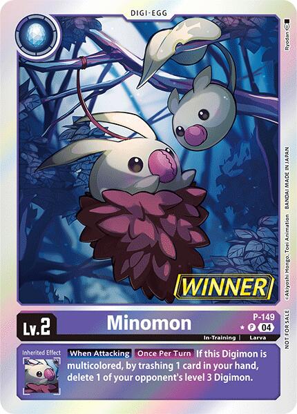Minomon [P-149] (Store Tournament 2024 Jul. – Sep. Winner Pack) [Promotional Cards] | Amazing Games TCG