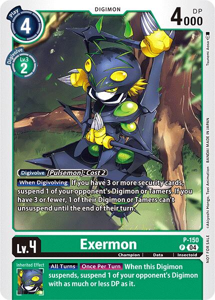 Exermon [P-150] (Store Tournament 2024 Jul. – Sep. Participation Pack) [Promotional Cards] | Amazing Games TCG