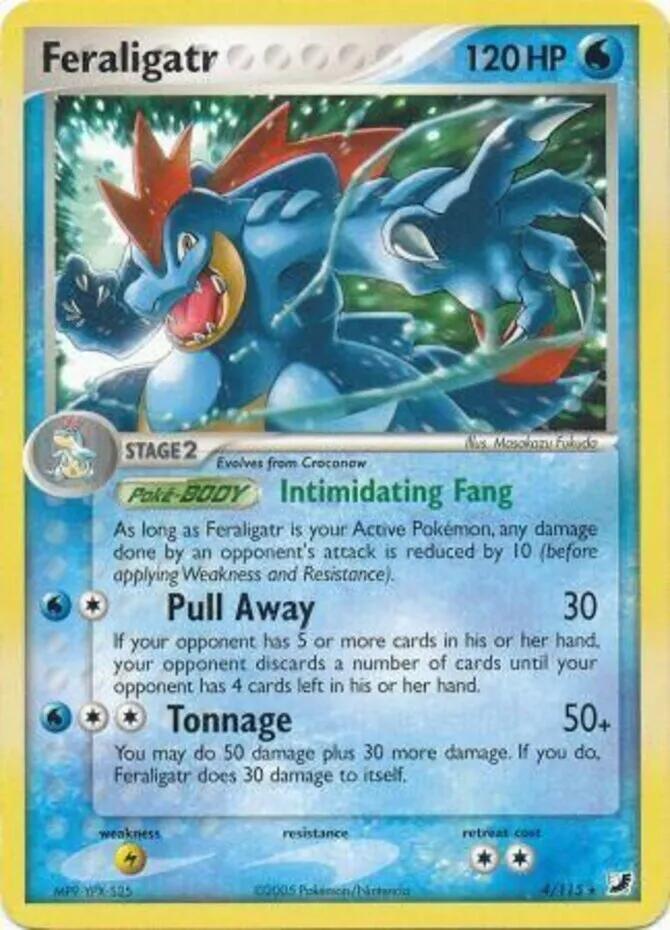 Feraligatr (4/115) (Theme Deck Exclusives) [EX: Unseen Forces] | Amazing Games TCG