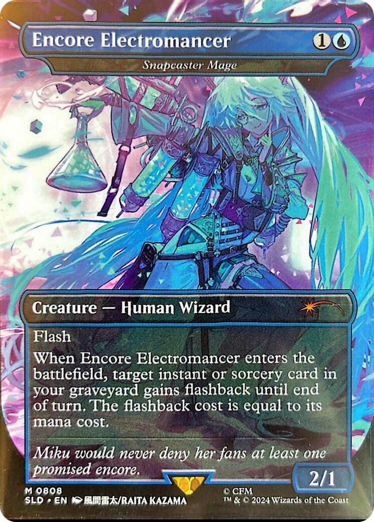 Encore Electromancer - Snapcaster Mage (Rainbow Foil) [Secret Lair Drop Series] | Amazing Games TCG