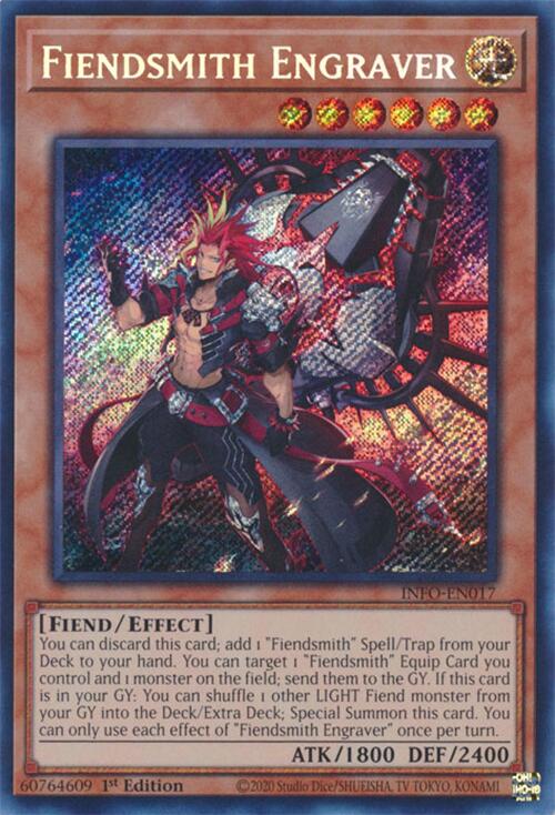 Fiendsmith Engraver [INFO-EN017] Secret Rare | Amazing Games TCG