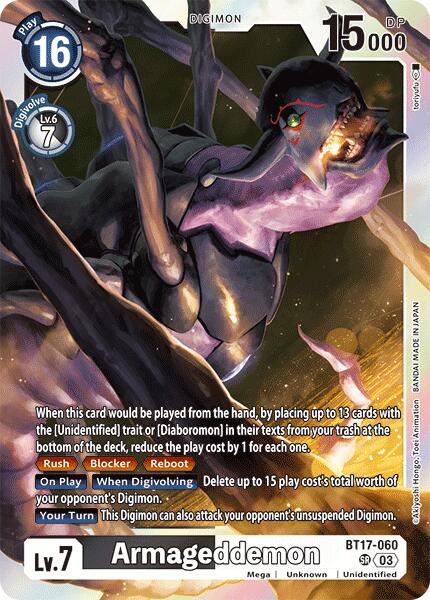 Armageddemon [BT17-060] [Secret Crisis] | Amazing Games TCG